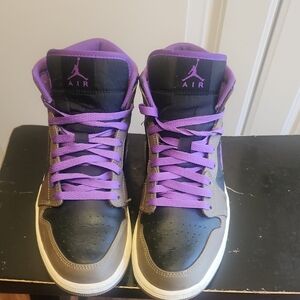 Nike Sneakers Black Purple White